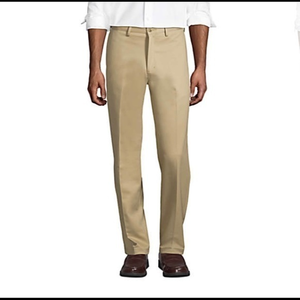Lands' End Comfort Waist No Iron Chino‎ Pants 40